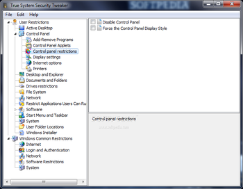 True System Security Tweaker screenshot 4