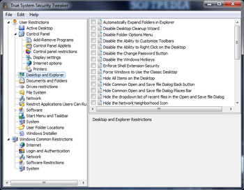 True System Security Tweaker screenshot 7
