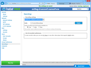 TrueConf Server screenshot 15