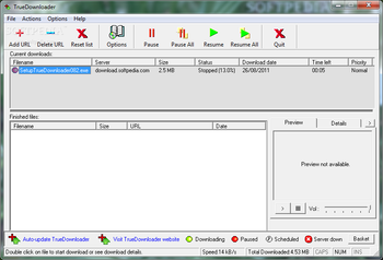TrueDownloader screenshot