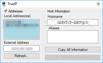 TrueIP screenshot