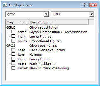 TrueTypeViewer screenshot 3