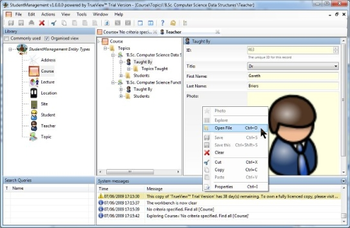 TrueView Domain Modeller screenshot
