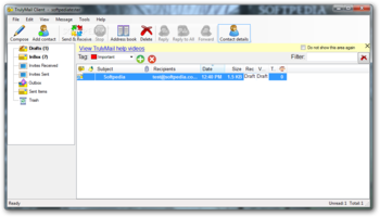 TrulyMail Lite Portable screenshot