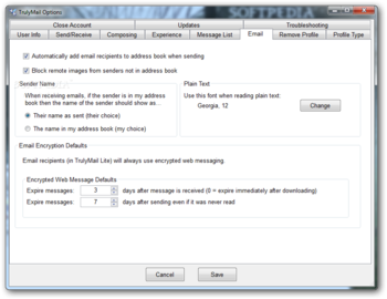 TrulyMail Lite Portable screenshot 13