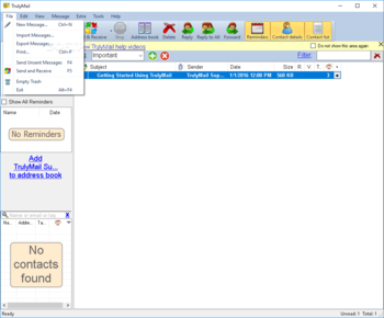 TrulyMail Portable screenshot 2