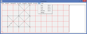 TrussSolver screenshot