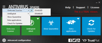 Trustport Antivirus for Servers Sphere screenshot 4