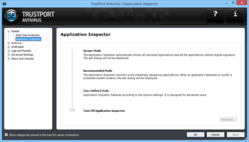 Trustport Antivirus for Servers Sphere screenshot 6