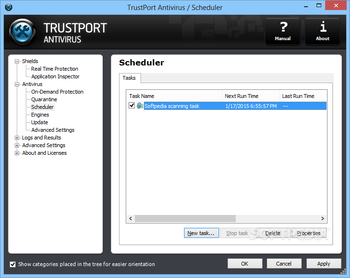 TrustPort Antivirus for Small Business Server screenshot 12