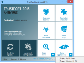 TrustPort Antivirus for Small Business Server screenshot 2