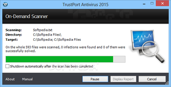 TrustPort Antivirus for Small Business Server screenshot 3