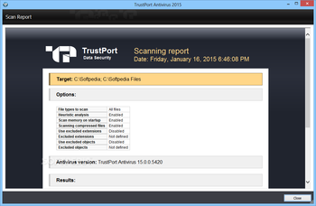 TrustPort Antivirus for Small Business Server screenshot 4
