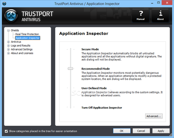 TrustPort Antivirus for Small Business Server screenshot 7