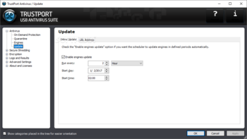 TrustPort Antivirus USB Suite Sphere screenshot 14