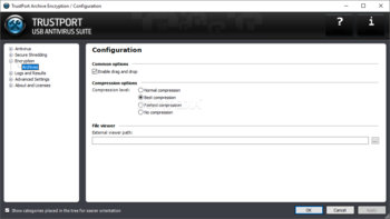 TrustPort Antivirus USB Suite Sphere screenshot 18