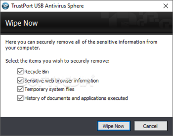 TrustPort Antivirus USB Suite Sphere screenshot 6