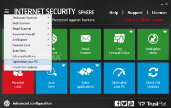 TrustPort Internet Security Sphere screenshot 11