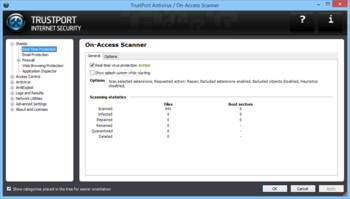 TrustPort Internet Security Sphere screenshot 12