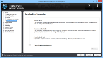 TrustPort Internet Security Sphere screenshot 16