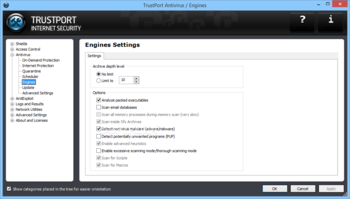 TrustPort Internet Security Sphere screenshot 21