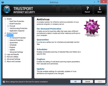TrustPort Internet Security screenshot 3