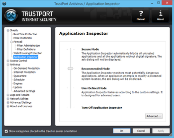TrustPort Internet Security screenshot 4