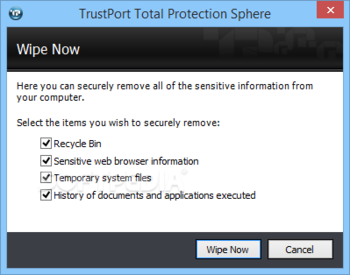 TrustPort Total Protection Sphere screenshot 12