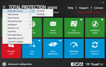 TrustPort Total Protection Sphere screenshot 2