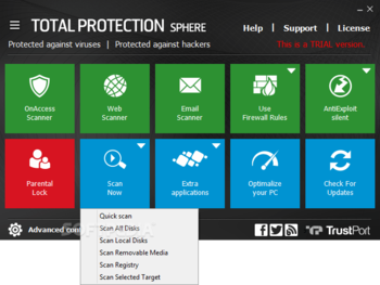 TrustPort Total Protection Sphere screenshot 5