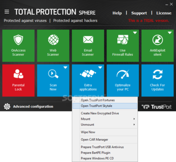 TrustPort Total Protection Sphere screenshot 6