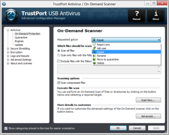 TrustPort USB Antivirus 2013 screenshot 2