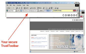 TrustToolbar screenshot 2