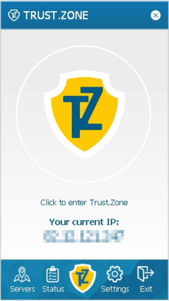 Trust.Zone VPN screenshot