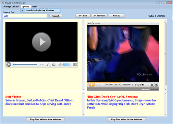 Truveo Video Manager screenshot