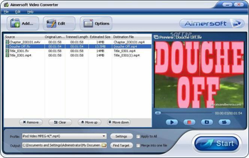 TS to DVD converter screenshot 3