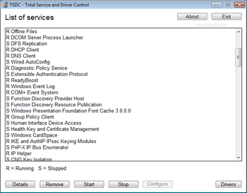 TSDC - Total Service and Driver Control screenshot