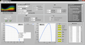 TSIV Measurement Software screenshot