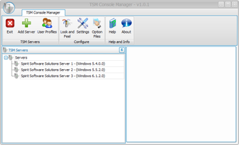 TSM Console Manager  screenshot
