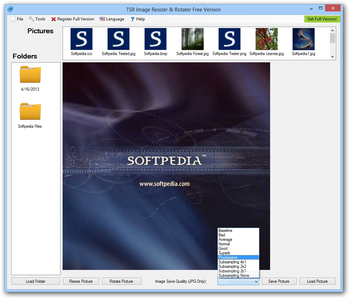 TSR Image Resizer & Rotater Free Version screenshot