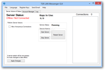 TSR LAN Messenger screenshot 4