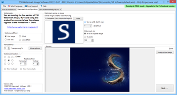 TSR Watermark Image Software FREE Version screenshot 3