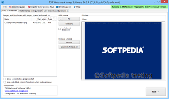 TSR Watermark Image Software Pro screenshot