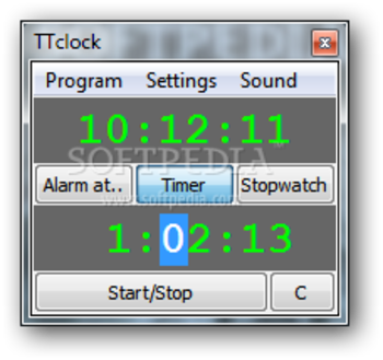 TTclock screenshot