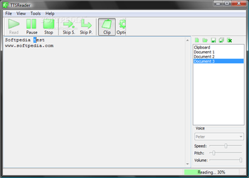 TTSReader screenshot