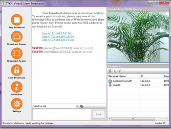 TTXN Screen&Video Broadcast screenshot