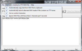 TTY WAV Reader screenshot 2