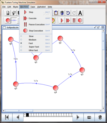 Tuatara Turing Machine Simulator screenshot 3