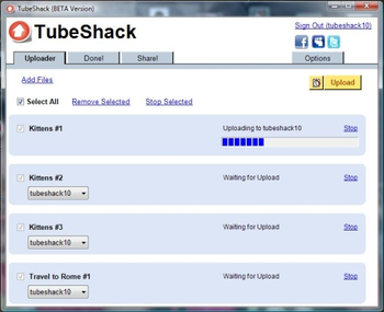 TubeShack screenshot