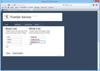 Tumblr Savior for Safari screenshot 2